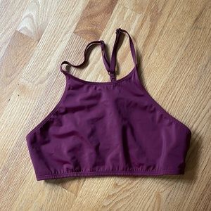 high neck bikini top